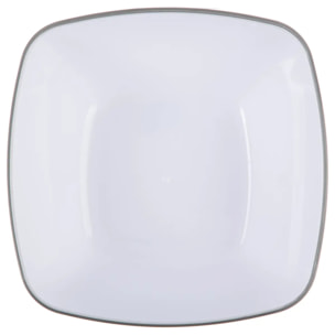 Saladier D19cm "Square" gris anthracite