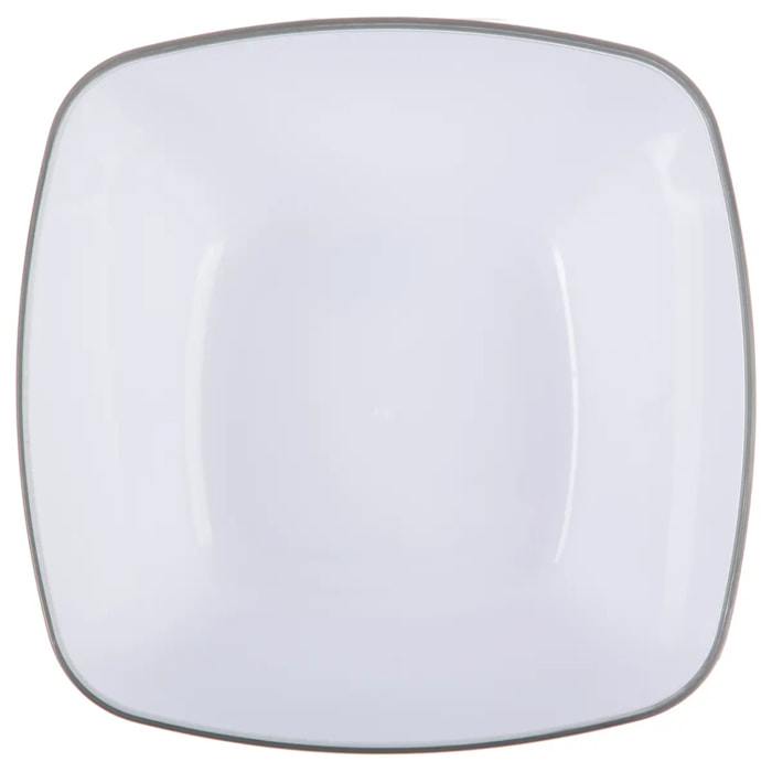 Saladier D19cm "Square" gris anthracite