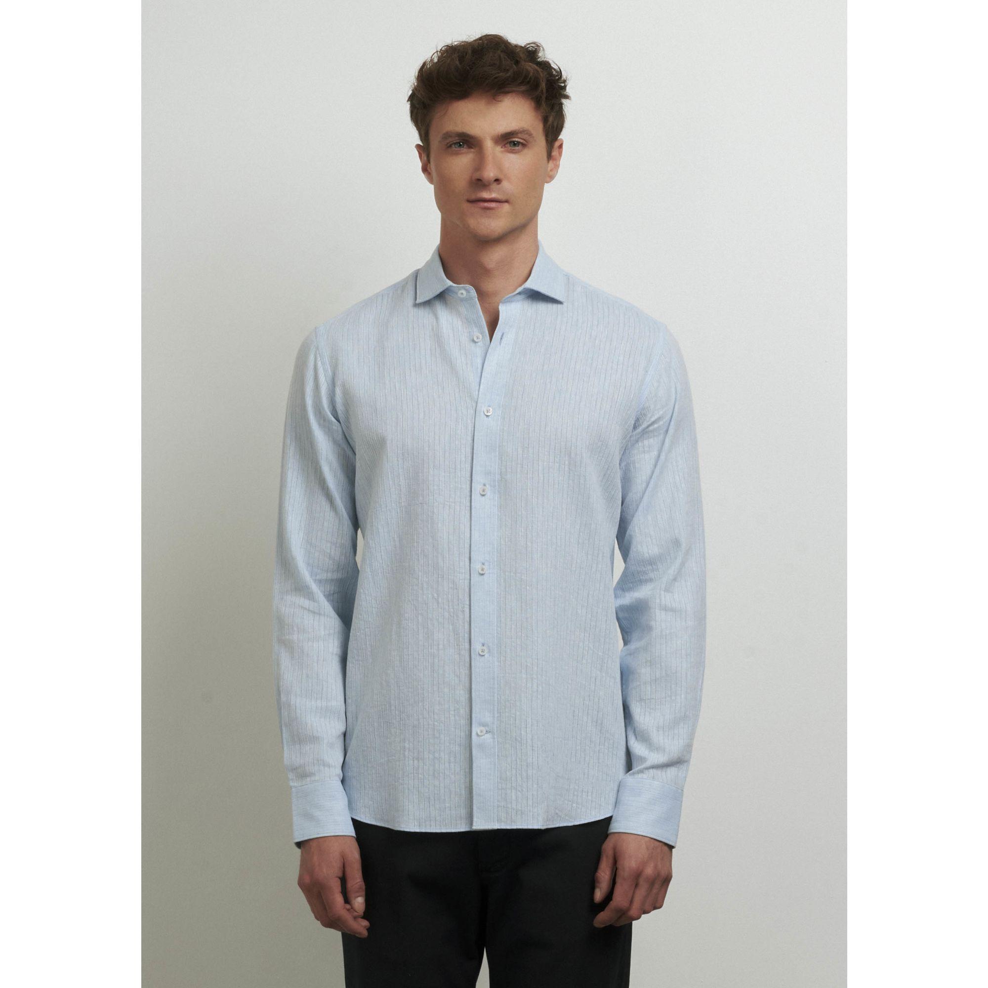 CAMICIA AZZURRO CONBIPEL