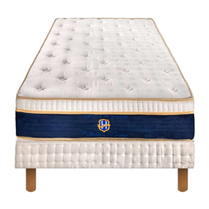 ENSEMBLE Empire - Matelas 1 Place + 1 Sommier