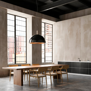 LEDS·C4 Lámpara Colgante Umbrella Ø600 E14 27W Oro 630LM, Iluminación Interior