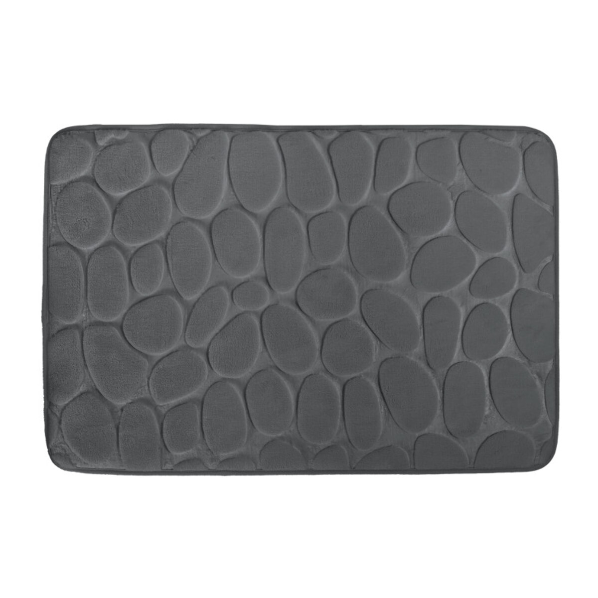 Tapis de bain Microfibre PEBBLE Gris Foncé MSV