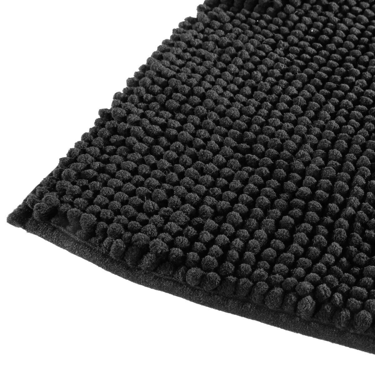 Tapis de bain 50x80 cm Noir Colorama