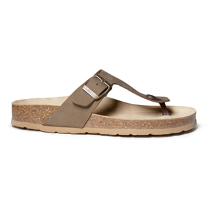 Sandalo DONNA LUMBERJACK Modello JOLIE Pelle Nubuck Infradito 001