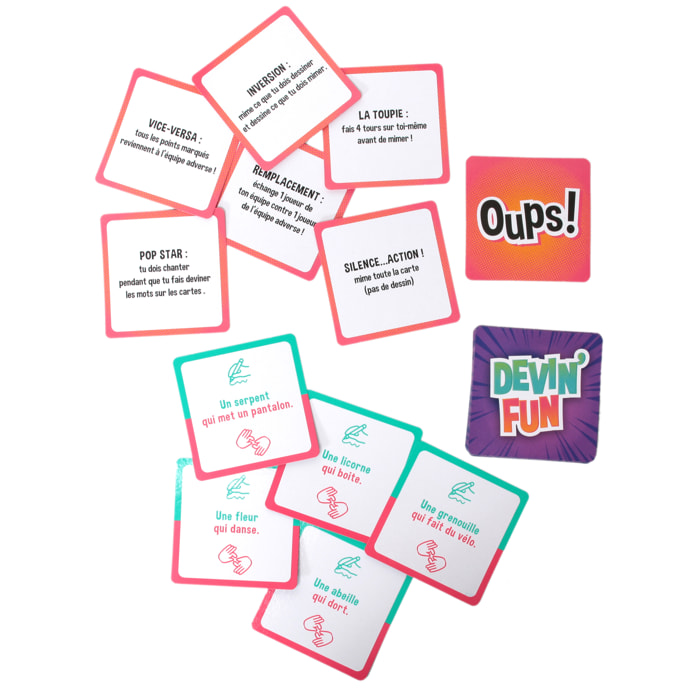JEU DE CARTES DEVIN FUN X60 CARTES