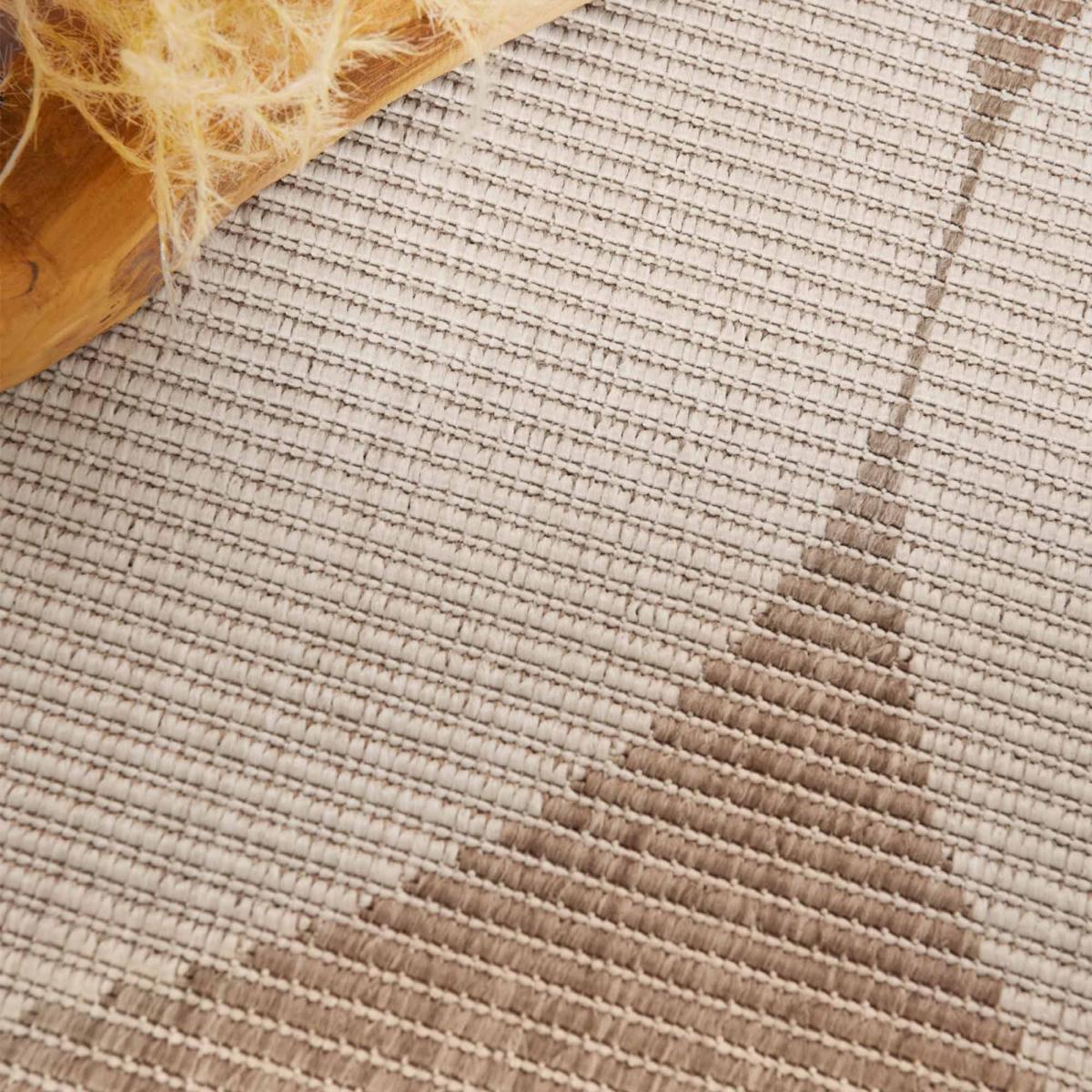 Tapis exterieur kilim géométrique, meusa, design authentique