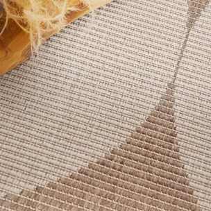 Tapis exterieur kilim géométrique, meusa, design authentique