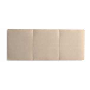 Cabecero – Tela acolchada y costuras decorativas