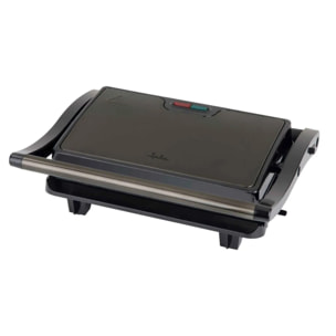 Parrilla eléctrica grill JATA JEGR1106 con placas lisas (22,5 x 14,6 cm) antiadherentes. 750 W