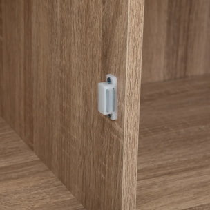 Buffet 2 portes Effet chêne naturel Aliaj