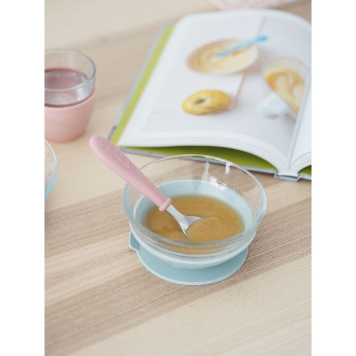 Coffret repas BEABA repas verre eucalyptus