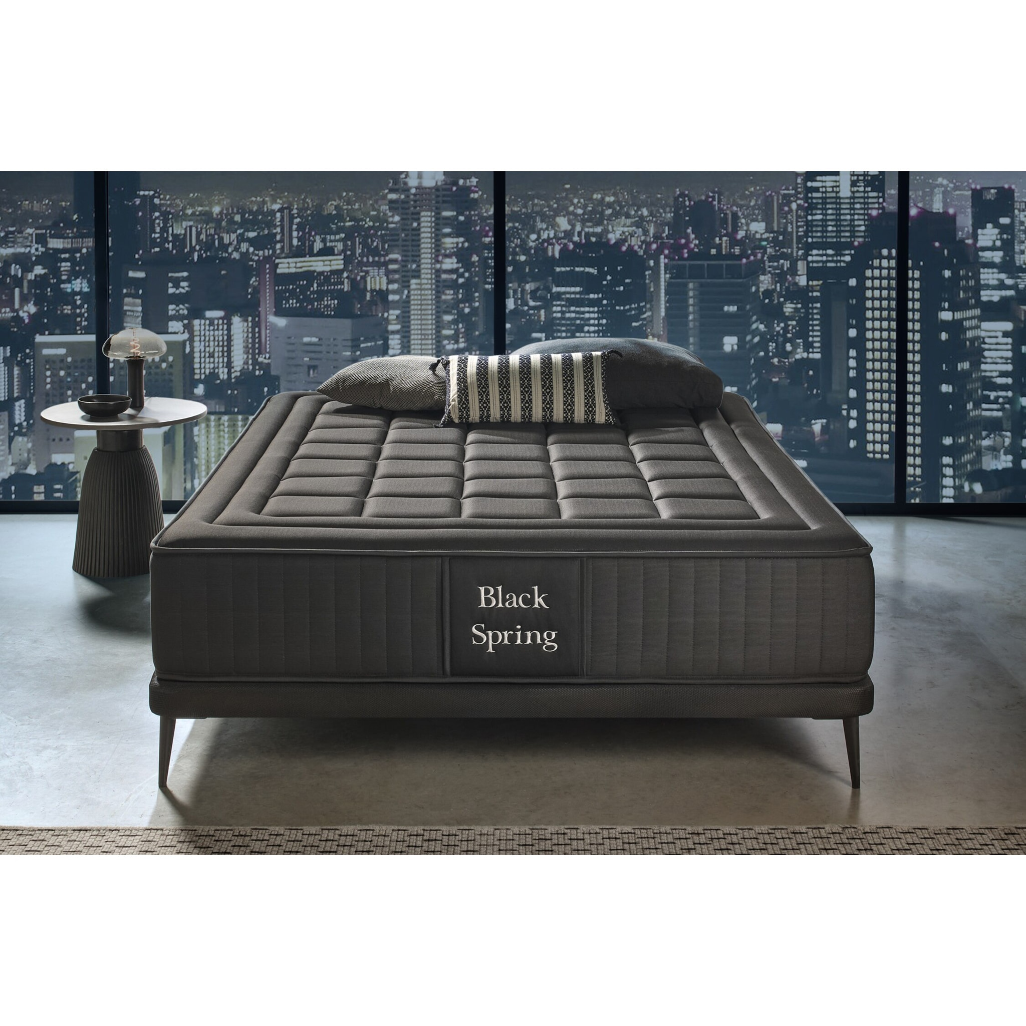 Matelas Ressorts Ensachés Black Spring Royal, 30 cm, 1 place - Moonia