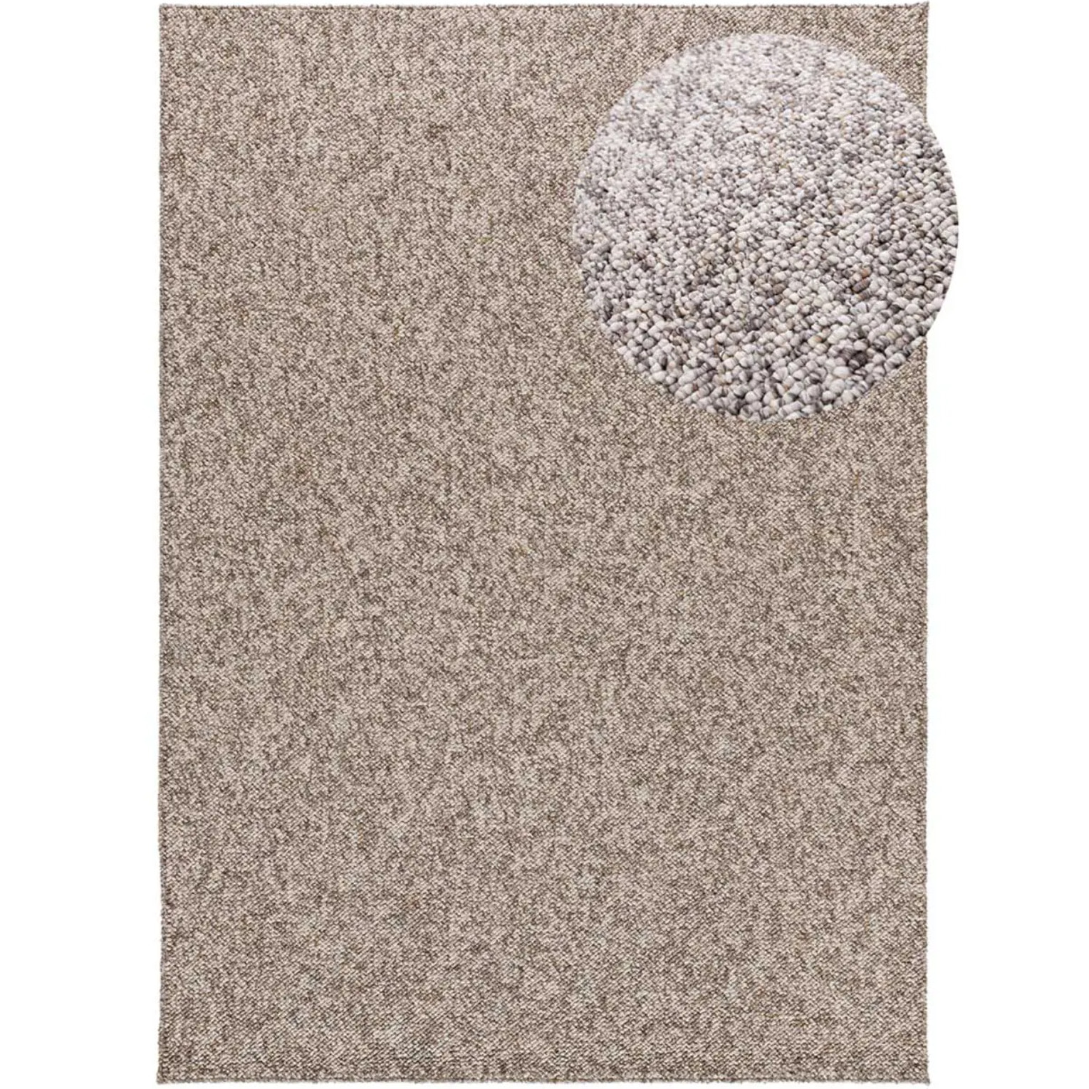 PETRA Alfombra lavable tejido en bucle en gris, varias medidas disponibles.