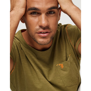 Camiseta Manga Corta Caqui - Darwin