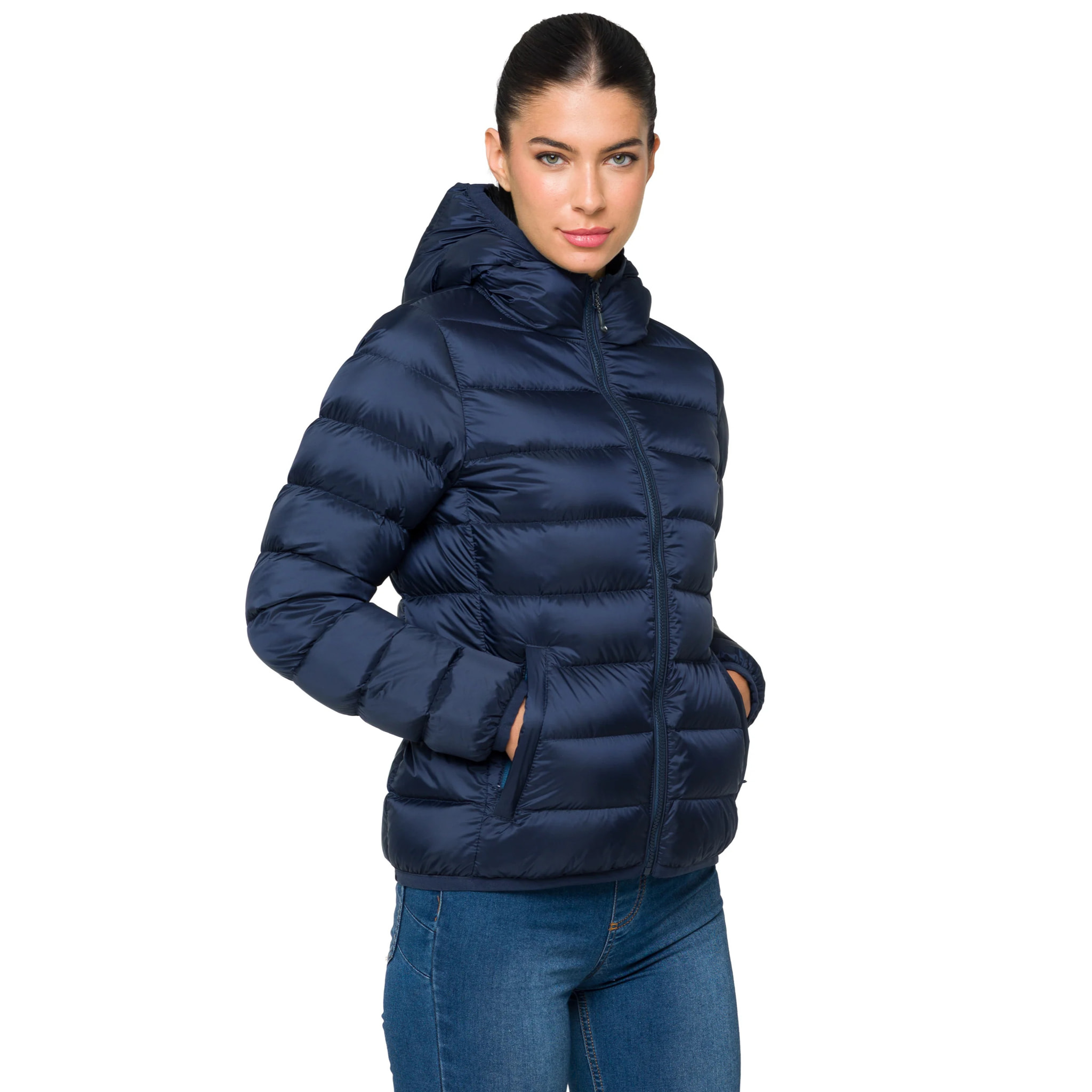 Piumino CHLOE 100% piuma d'anatra Blu navy