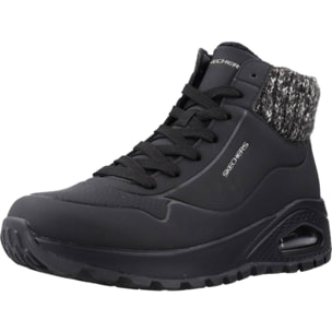 Botines Mujer Uno Rugged Negro