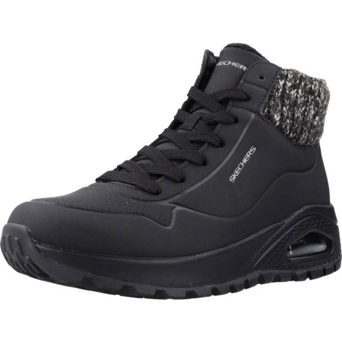 Botines Mujer Uno Rugged Negro