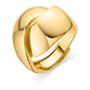 Anillo acabado en oro amarillo de 18k