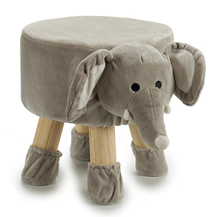 Taburete infantil diseño elefante