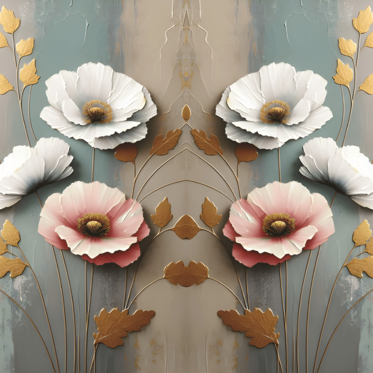 CASSESE HOME Passatoia/Tappeto Bordato in Poliestere con Retro Antiscivolo in PVC Made in Italy_Dec.58