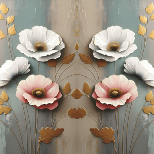 CASSESE HOME Passatoia/Tappeto Bordato in Poliestere con Retro Antiscivolo in PVC Made in Italy_Dec.58