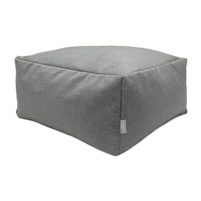 Puff desenfundable PANDA antracita 50x50x25 cm. Disponible en varios colores