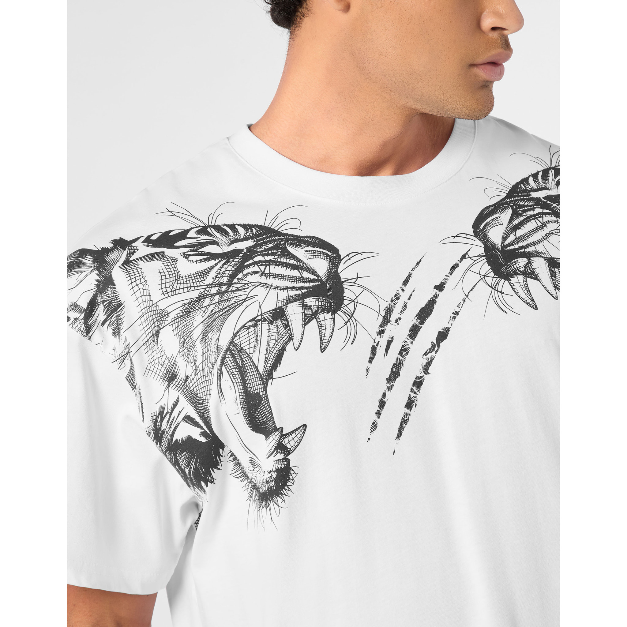 PLEIN SPORT T-Shirt Round Neck TIGER