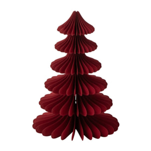 J-Line Arbre papier - rouge Noël - extra small