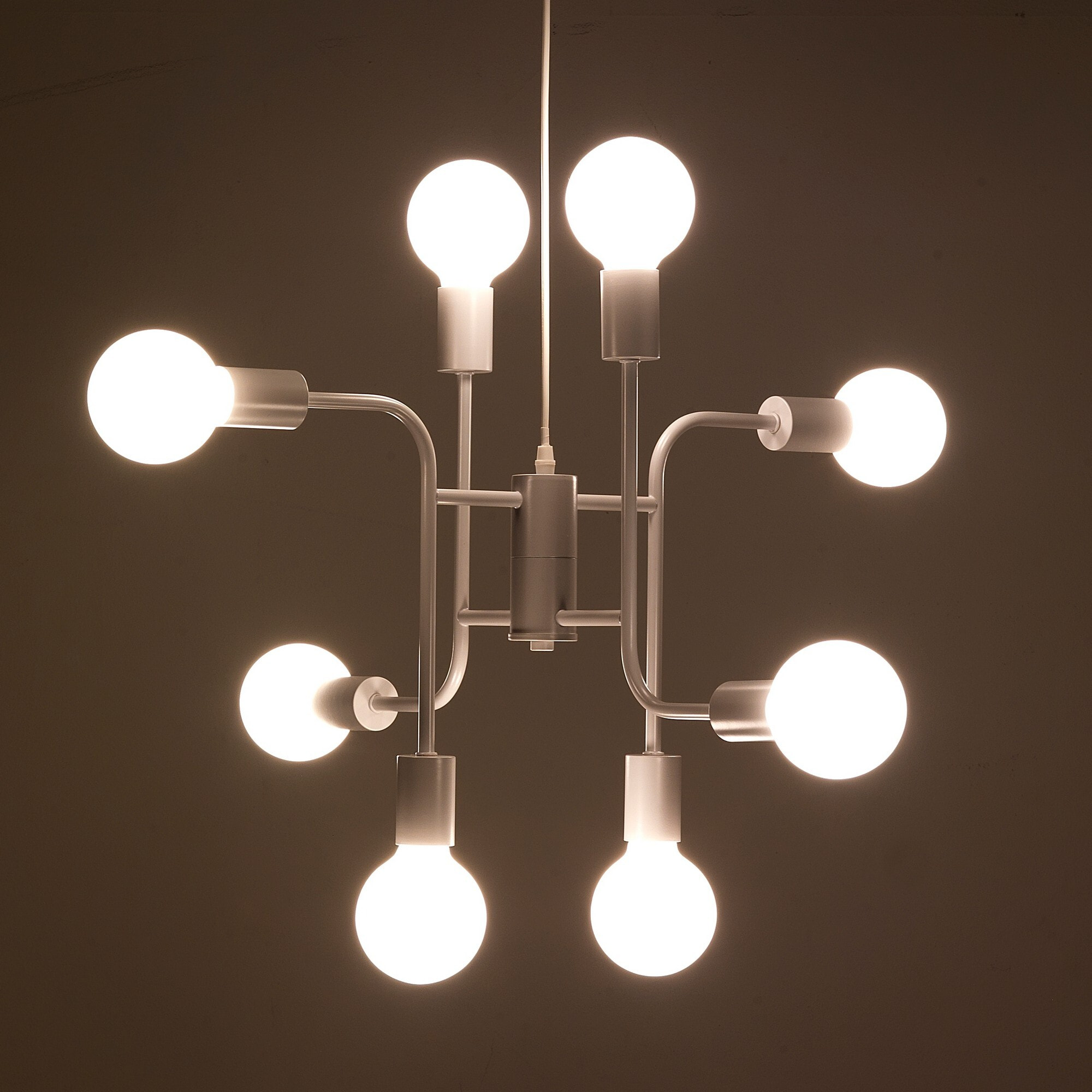 Suspension Tomasucci PAUL, en acier et métal, blanc, 59 × 59 × 43 cm