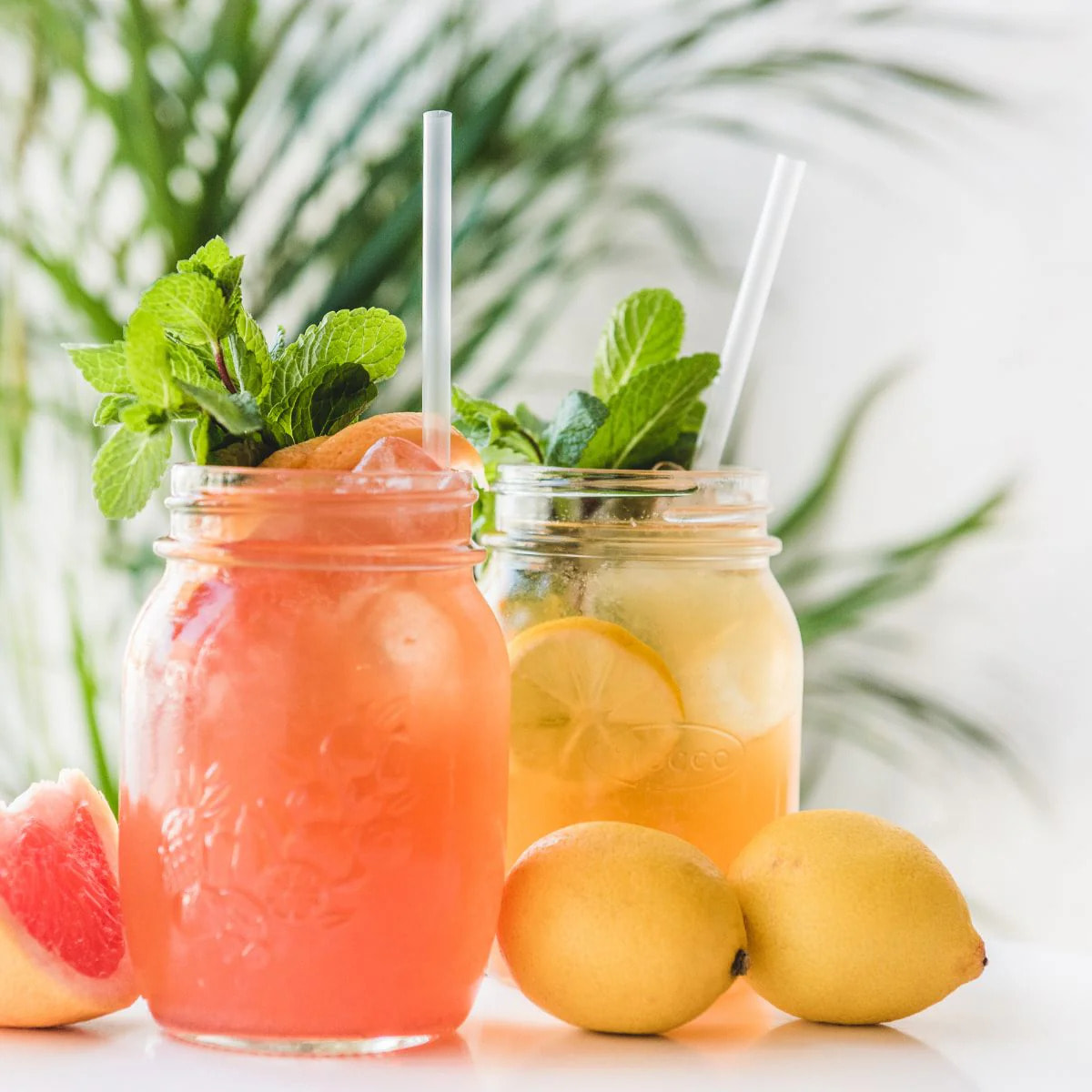 Lot de 8 pailles transparentes et réemployables en plastique 20 cm Fackelmann Bar Concept