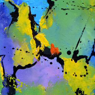 Tableau abstrait deco blue limit Tableau plexiglas