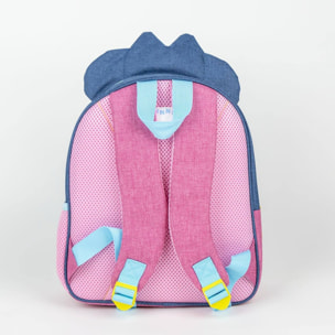 Mochila infantil escolar minnie, unisex niños, rosa, pequeña