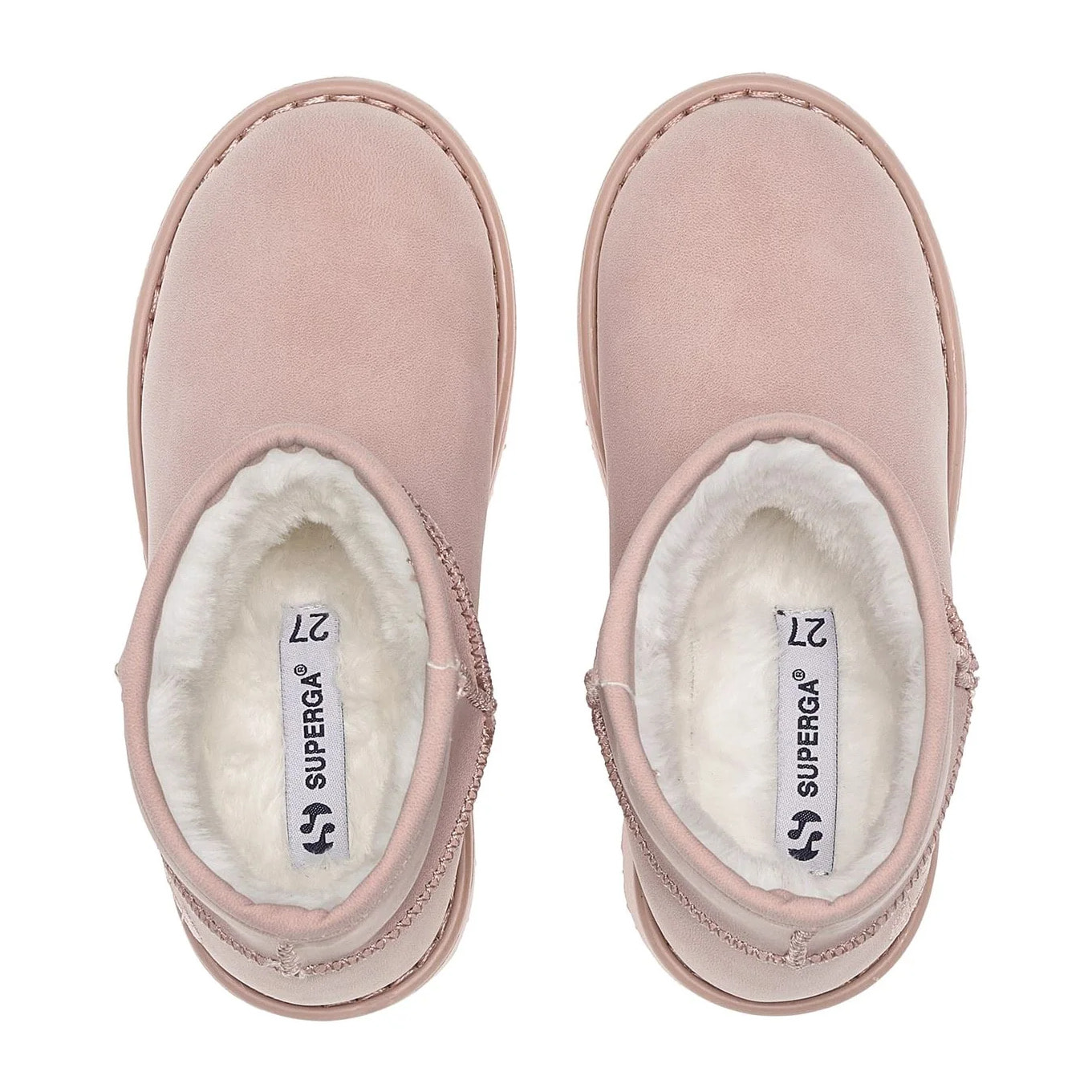 Stivali Superga Bambino/a Rosso 3899 Microfiber Nubuck