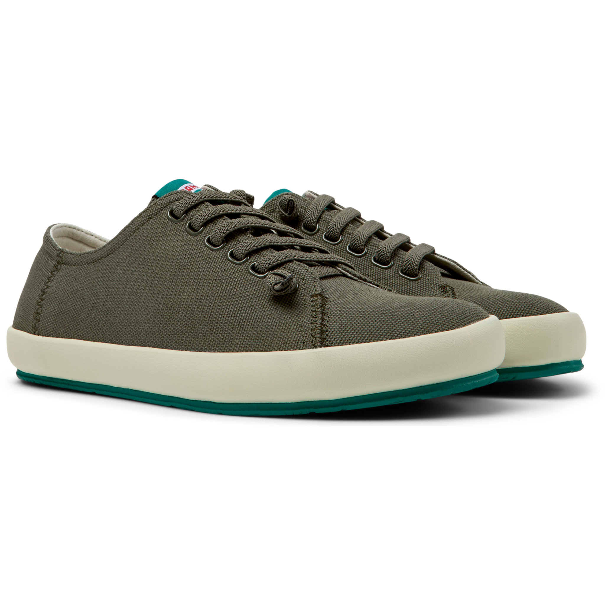 Sneakers - CAMPER Peu Rambla Vulcanizado - Verde - Tessuto naturale