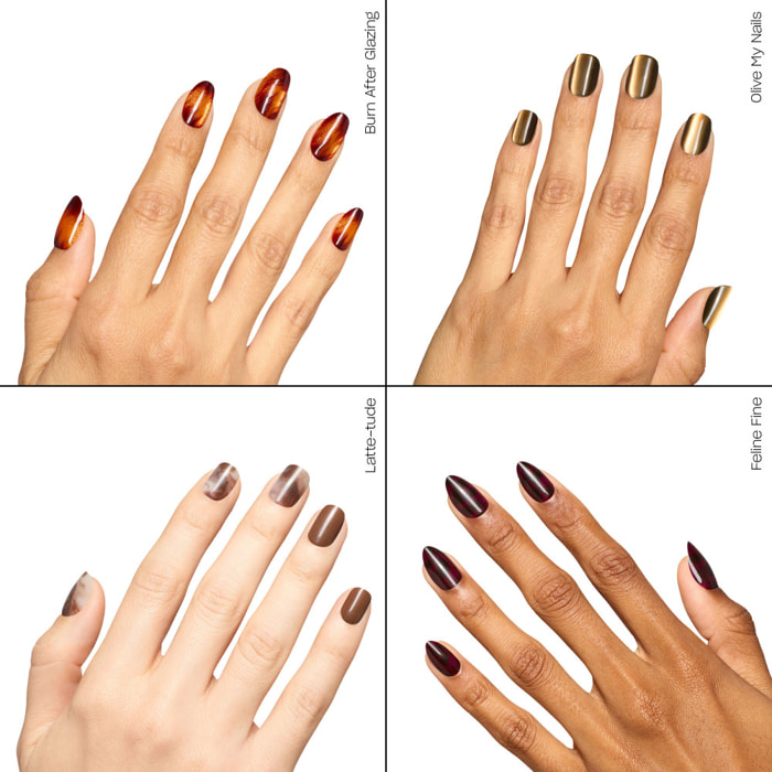 xPRESS-ON - Latte-tude - Faux ongles réutilisables, effet gel - OPI