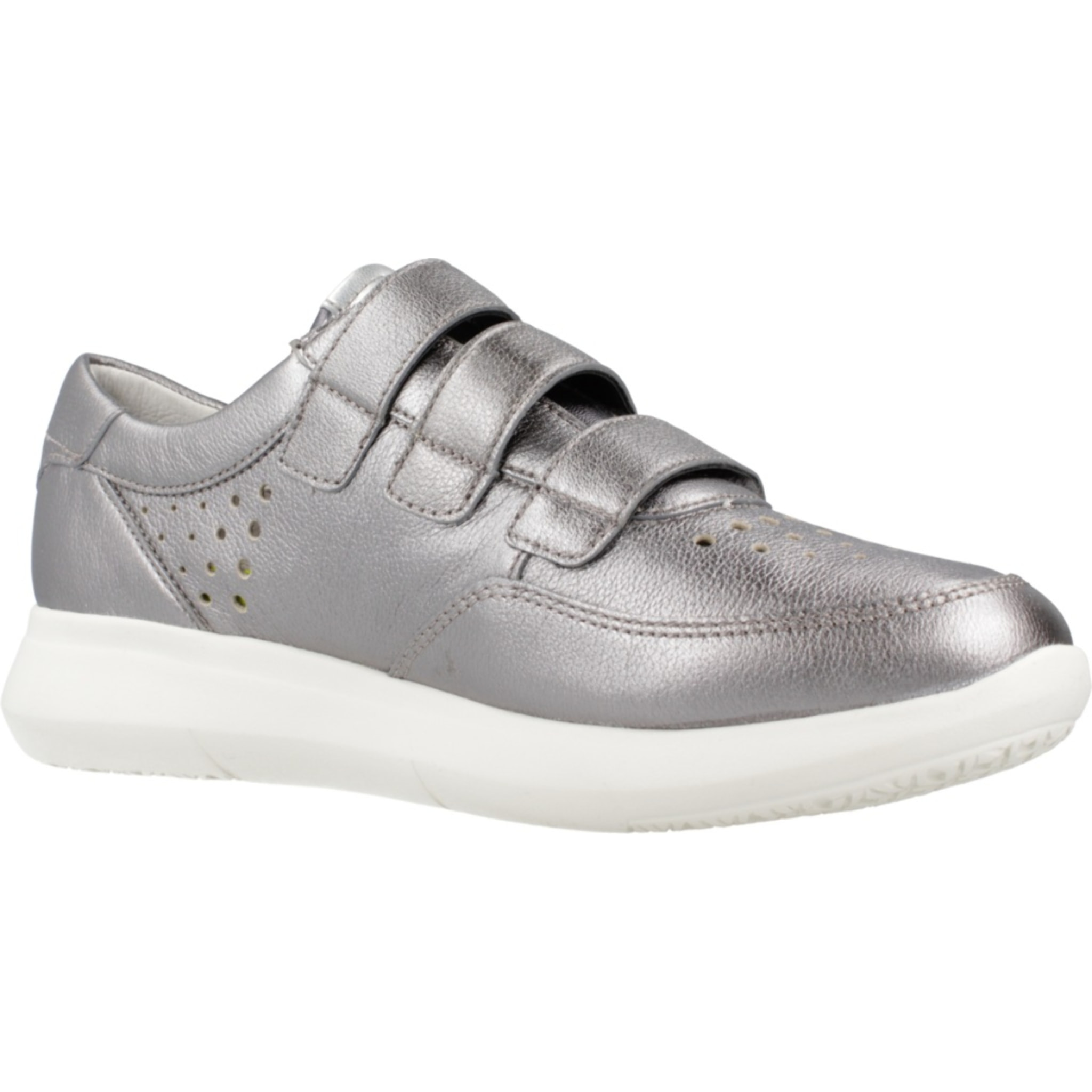 Sneakers de  Mujer de la marca STONEFLY  modelo FLUT 12 LAMINATED LTH Silver