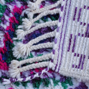 Authentique tapis artisanal Berbère en laine