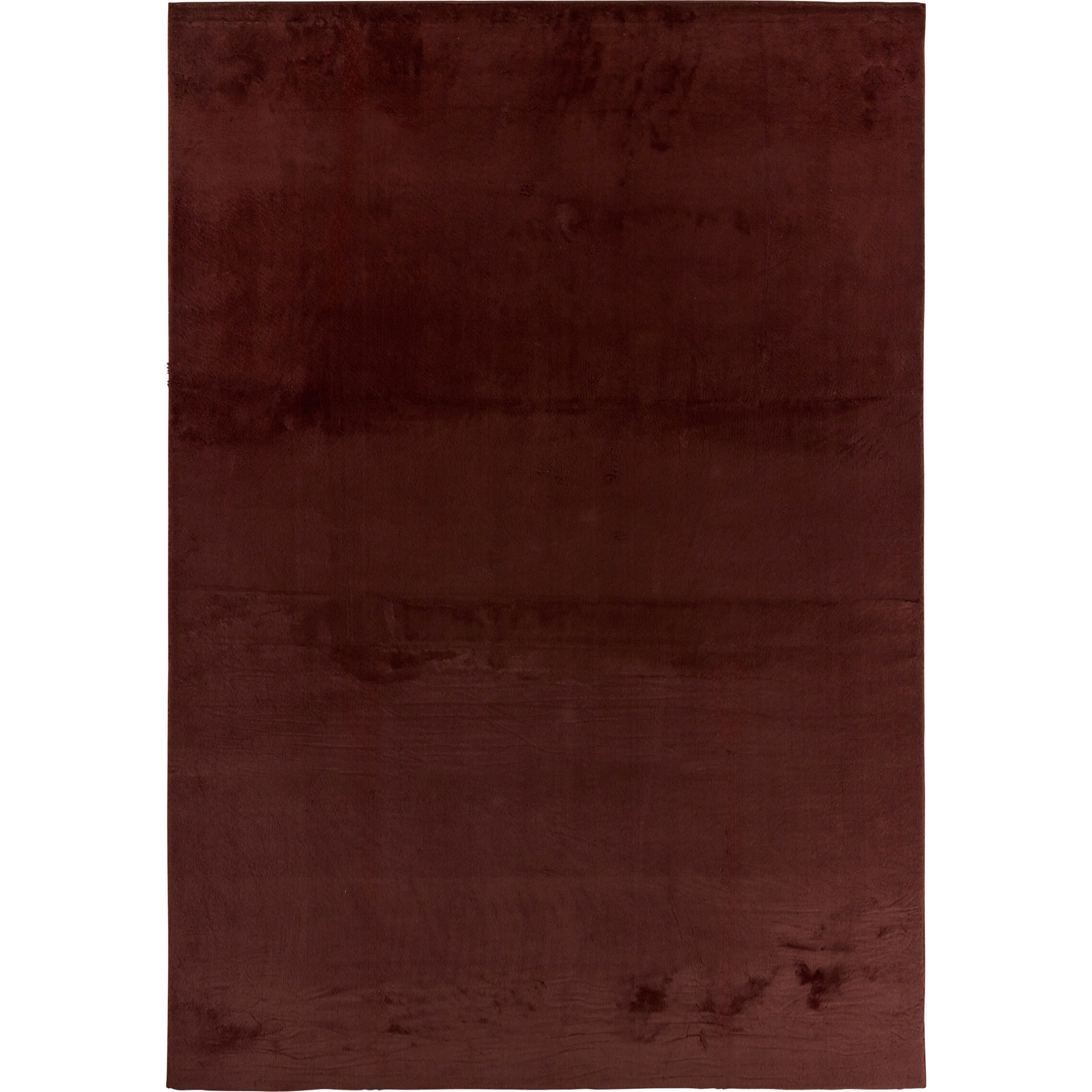 NUBE - Tapis doux et moelleux à poils courts marron - NUB6000MAR