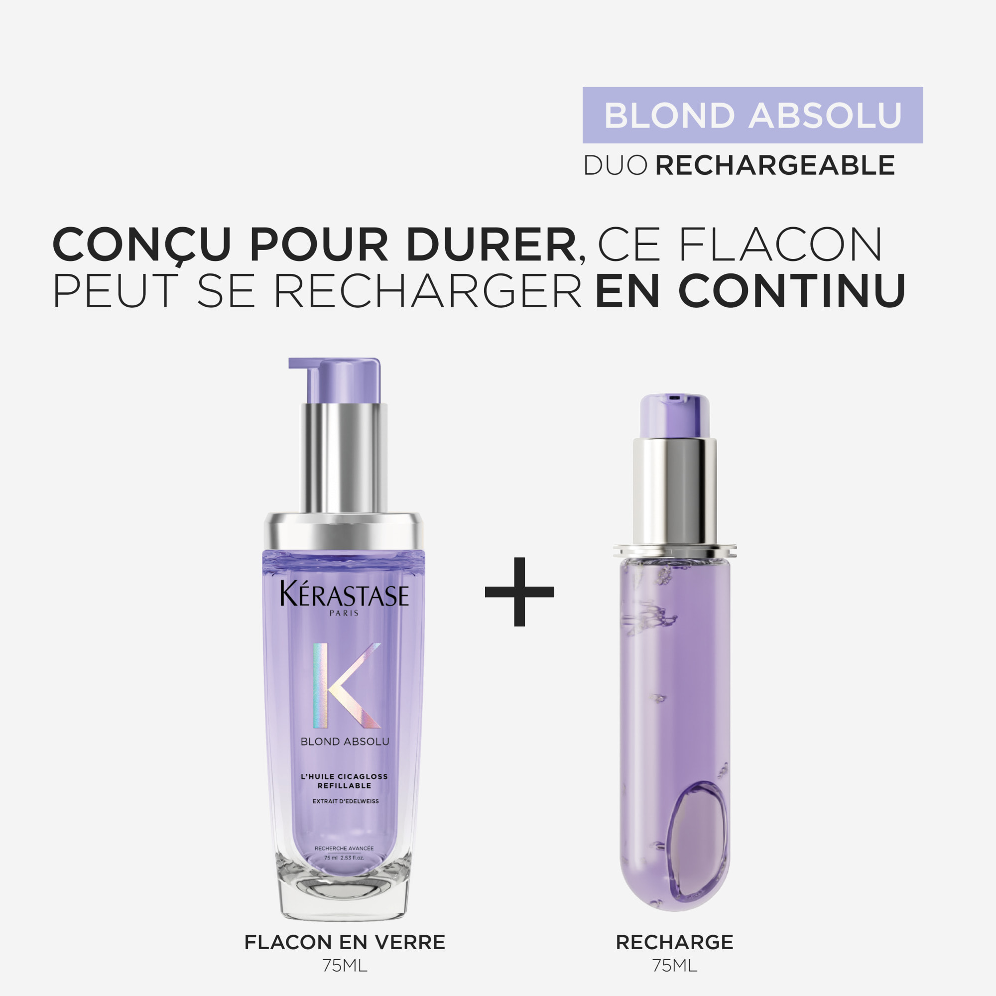 Blond Absolu - Recharge Huile capillaire intense lumineuse pour cheveux blonds