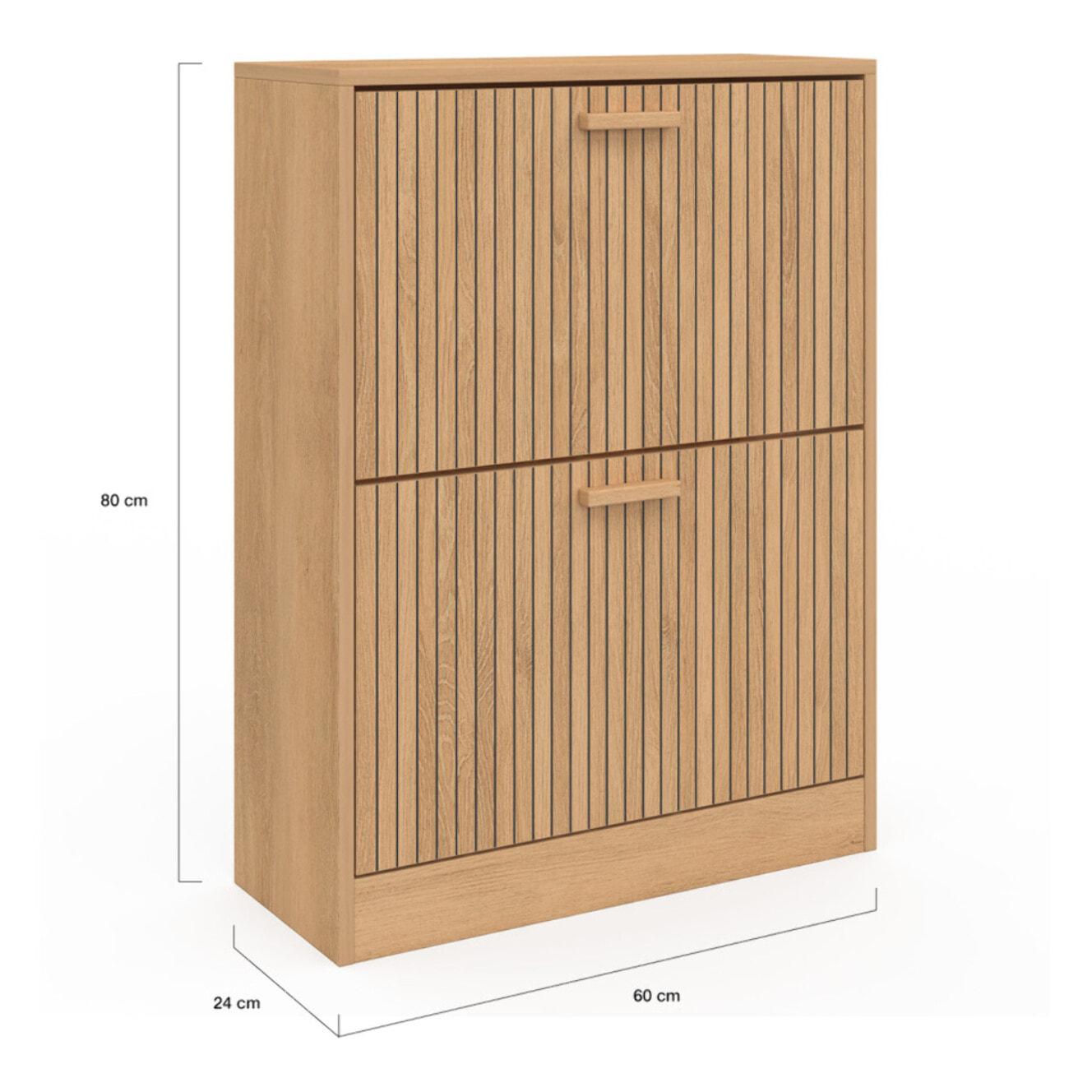 Meuble chaussures Faustine 2 portes - 12 paires