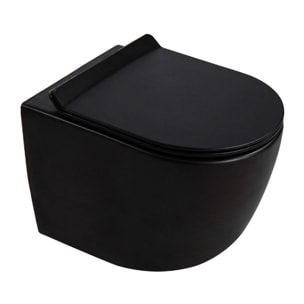 Pack WC bâti-support autoportant + WC suspendu sans bride Ceramia PixL avec abattant SoftClose + plaque (STCEPXBMT02-U)