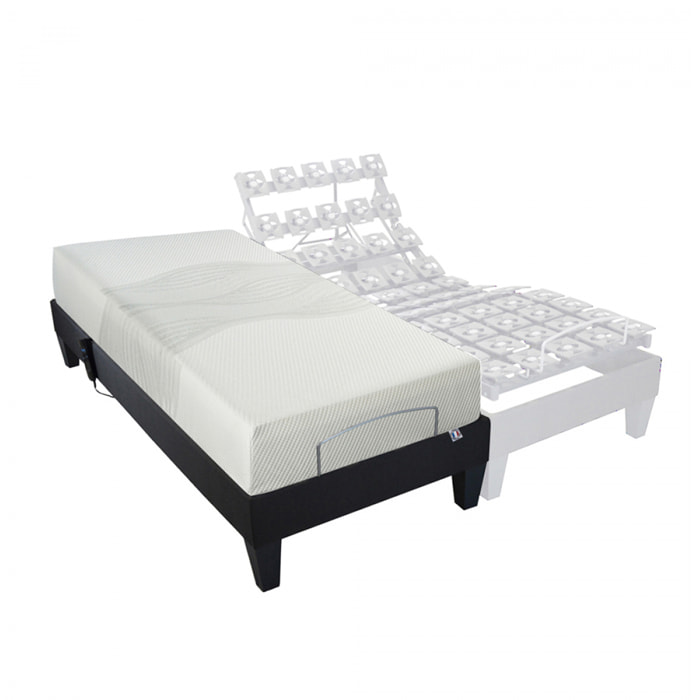 Ensemble Electrique Mondor | Matelas + Sommier | 90 x 200 cm