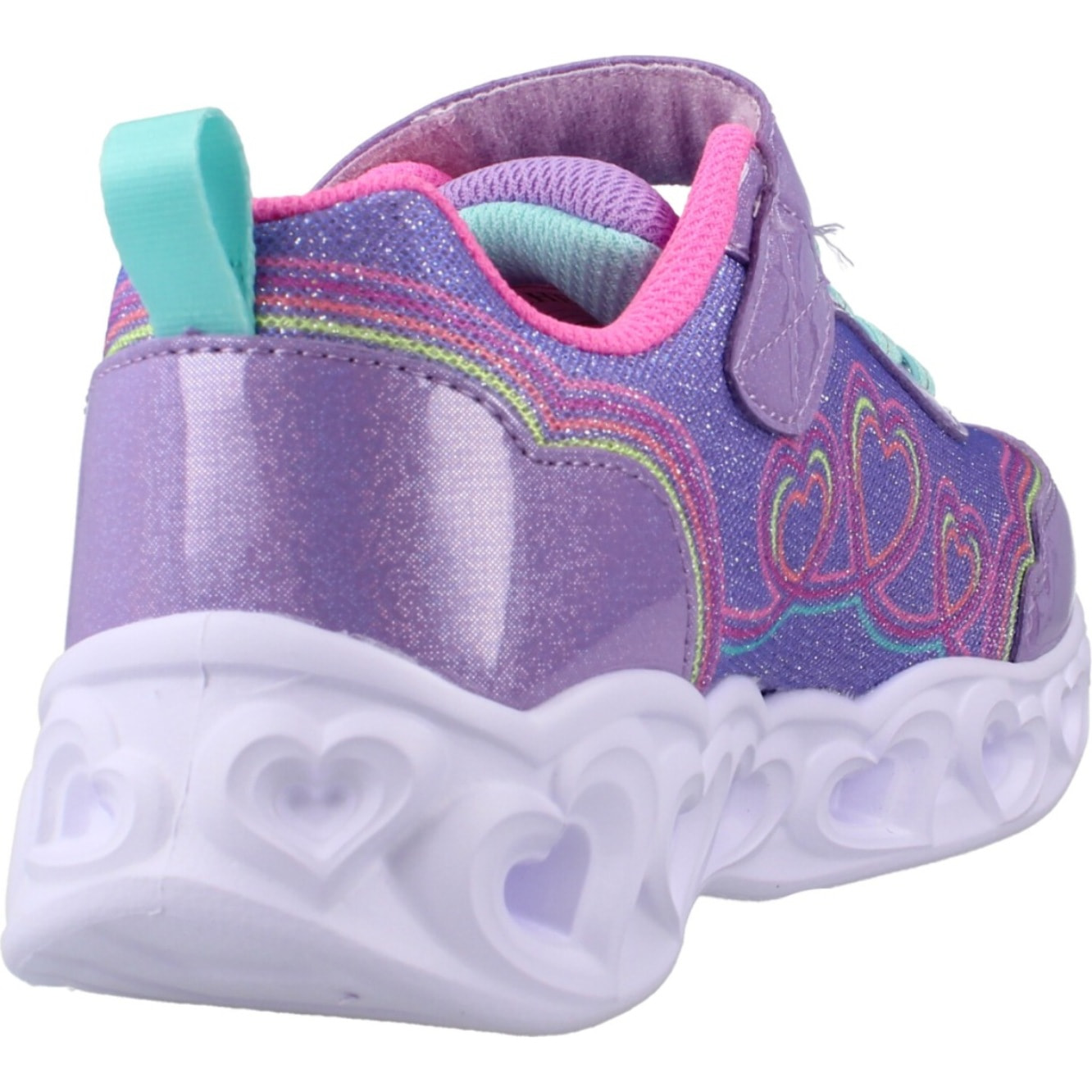 Zapatillas Niña 303736lcs Heart Lights Violeta
