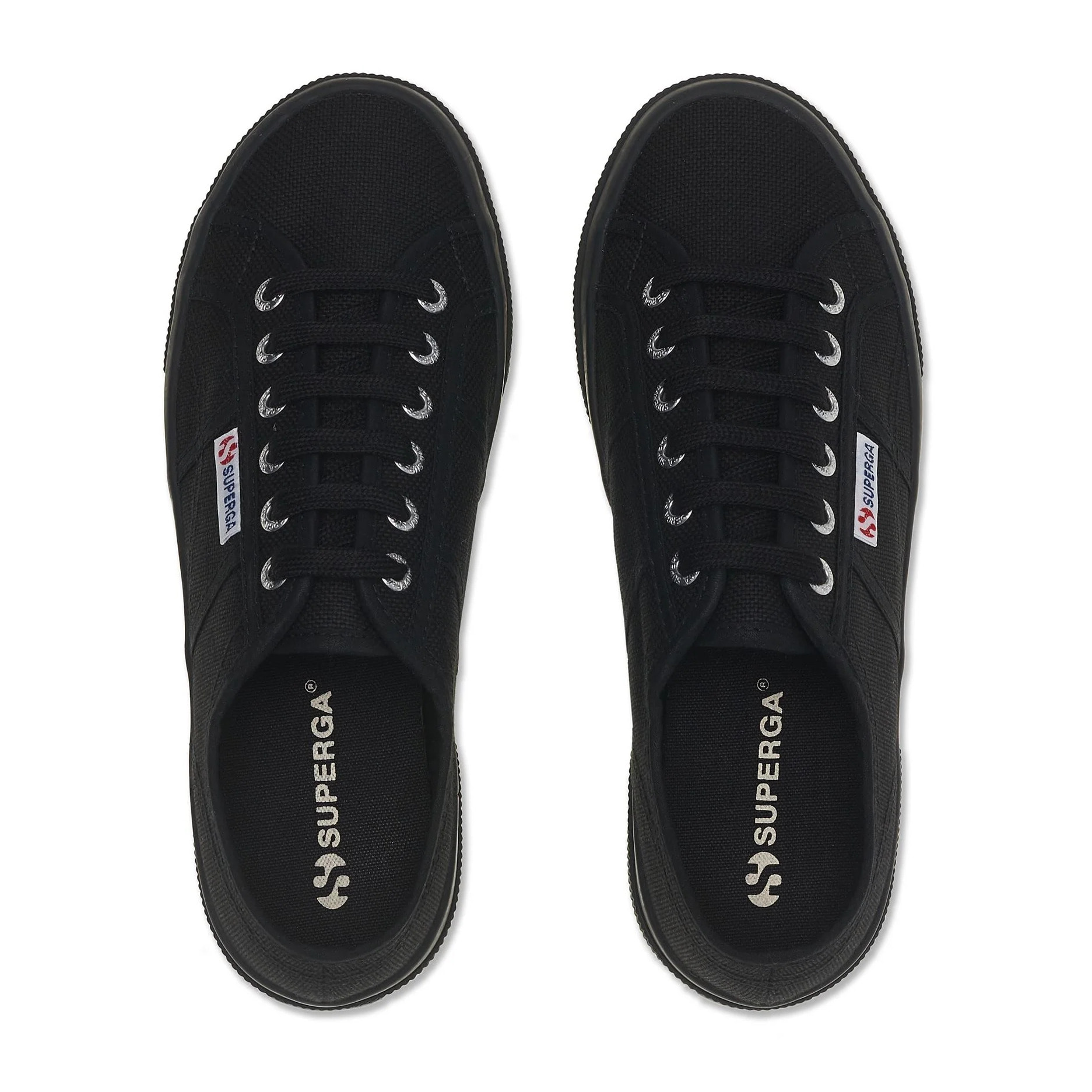 Superga - Zapatos de mujer Unisex Negro - 2740 PLATFORM