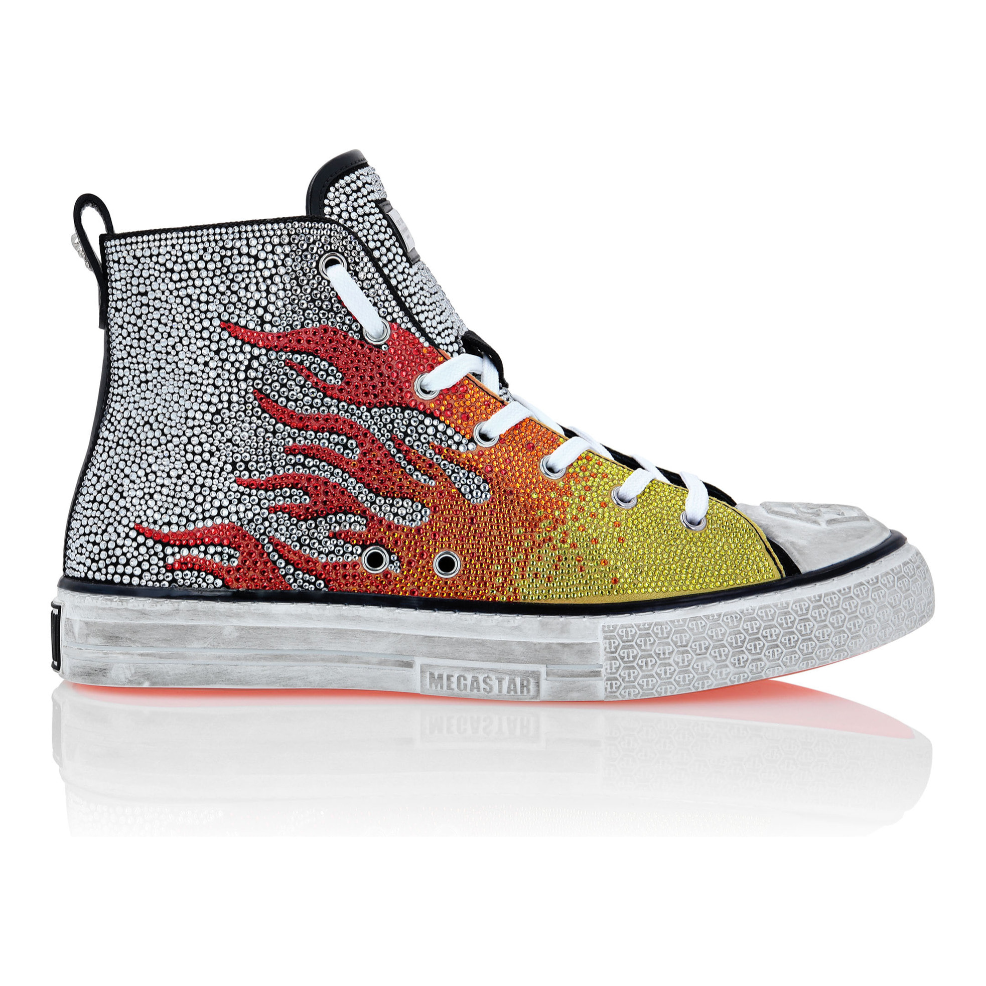 PHILIPP PLEIN Zapatillas altas MEGASTAR