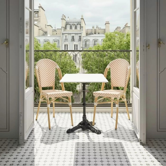 Chaise de jardin Montmartre beige Kare Design