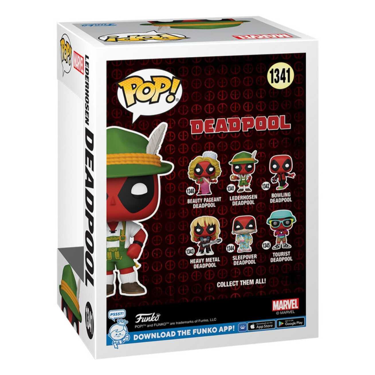 Deadpool Parodia Pop! Vinile Figura Lederhosen 9 Cm Funko