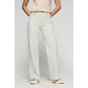 Vaqueros wide leg Jana blancos
