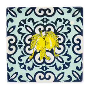 Set de 6 assiettes plates Excelsa – Amalfi, Céramique Multicolore