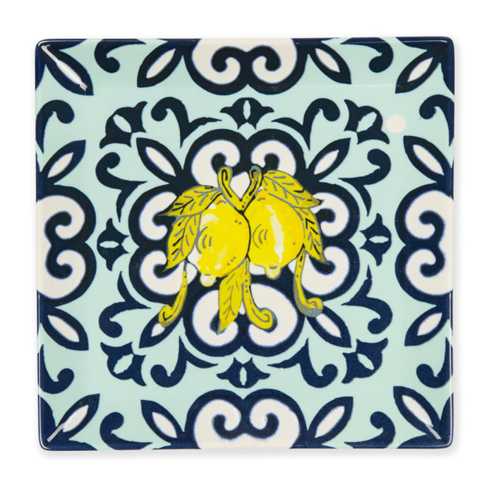 Set de 6 assiettes plates Excelsa – Amalfi, Céramique Multicolore